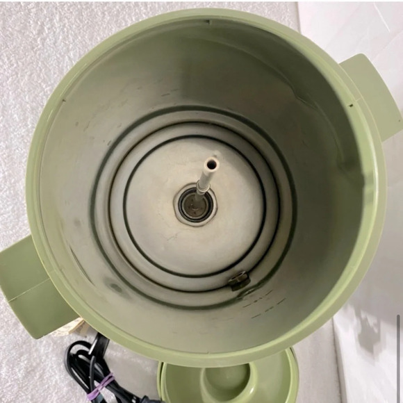 Vintage Regal Avocado Green Poly Perk Automatic Electric Coffee Maker 10-20 Cup - Picture 10 of 14